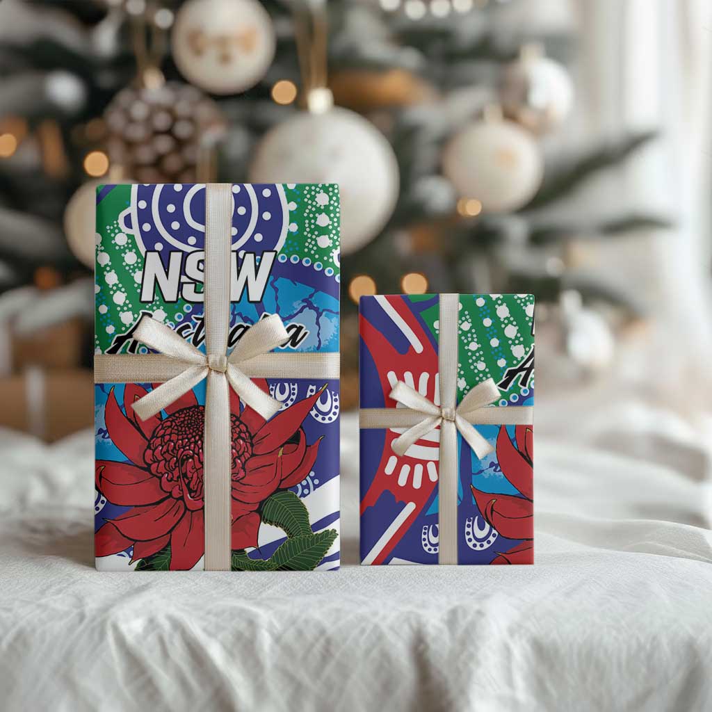 Australia New South Wales Wrapping Paper NSW Orta Recens Quam Pura Nites - Aussie Hoodie