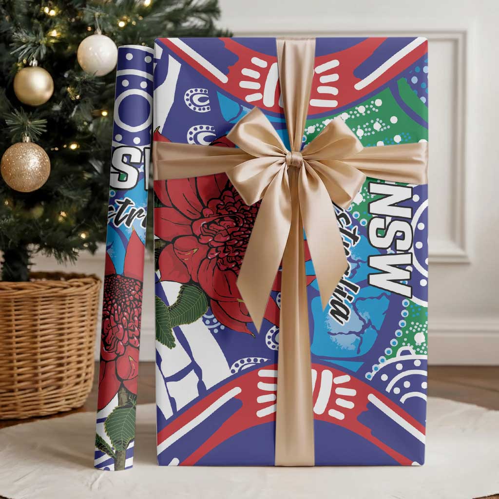Australia New South Wales Wrapping Paper NSW Orta Recens Quam Pura Nites - Aussie Hoodie