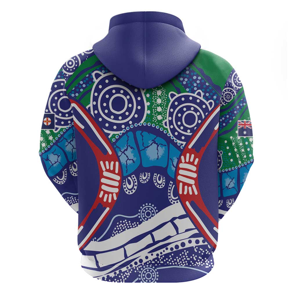 Australia New South Wales Zip Hoodie NSW Orta Recens Quam Pura Nites