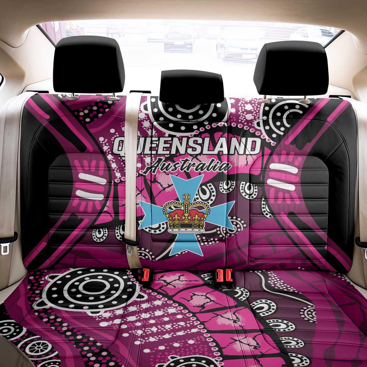 Australia Queensland Audax at Fidelis Back Car Seat Cover
