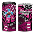 Australia Queensland Audax at Fidelis 4 in 1 Can Cooler Tumbler