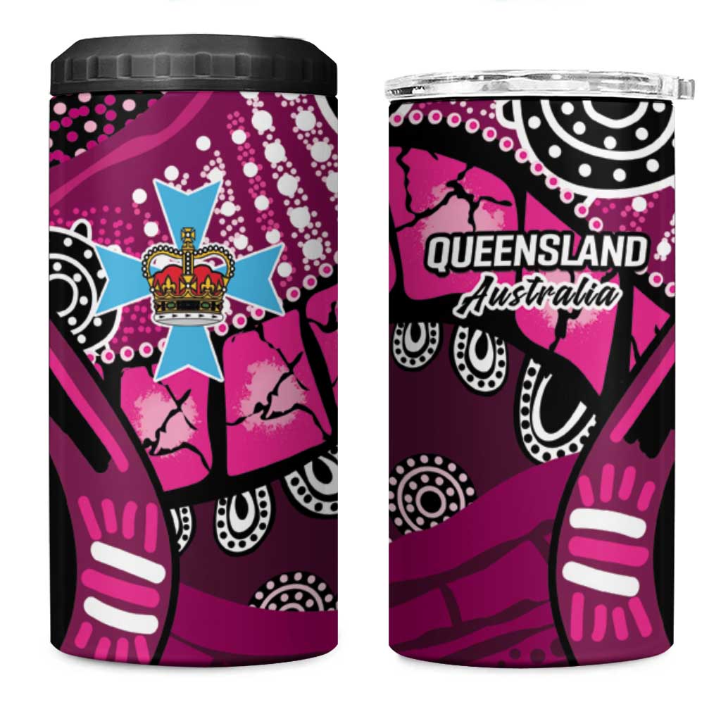 Australia Queensland Audax at Fidelis 4 in 1 Can Cooler Tumbler