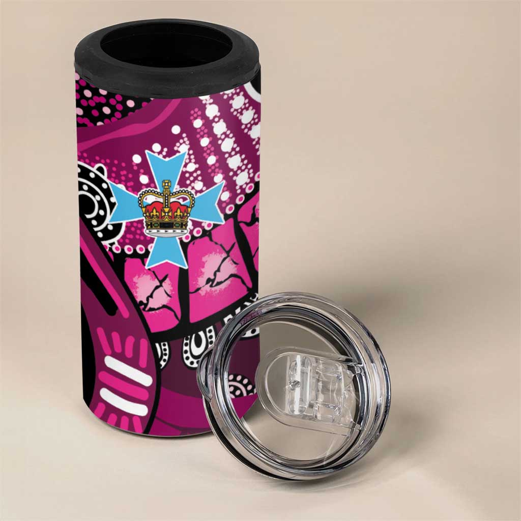 Australia Queensland Audax at Fidelis 4 in 1 Can Cooler Tumbler