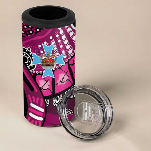 Australia Queensland Audax at Fidelis 4 in 1 Can Cooler Tumbler