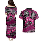 Australia Queensland Audax at Fidelis Couples Matching Puletasi and Hawaiian Shirt