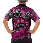 Australia Queensland Audax at Fidelis Family Matching Mermaid Dress and Hawaiian Shirt