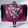 Australia Queensland Audax at Fidelis Hooded Blanket