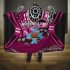 Australia Queensland Audax at Fidelis Hooded Blanket