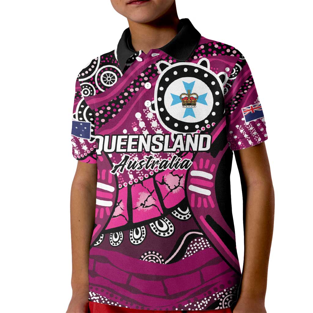 Australia Queensland Audax at Fidelis Kid Polo Shirt
