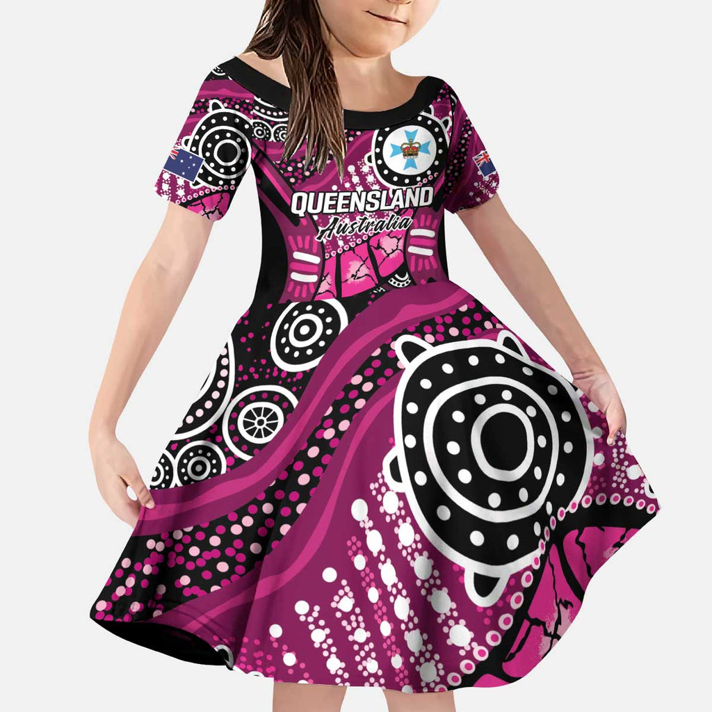 Australia Queensland Audax at Fidelis Kid Short Sleeve Dress