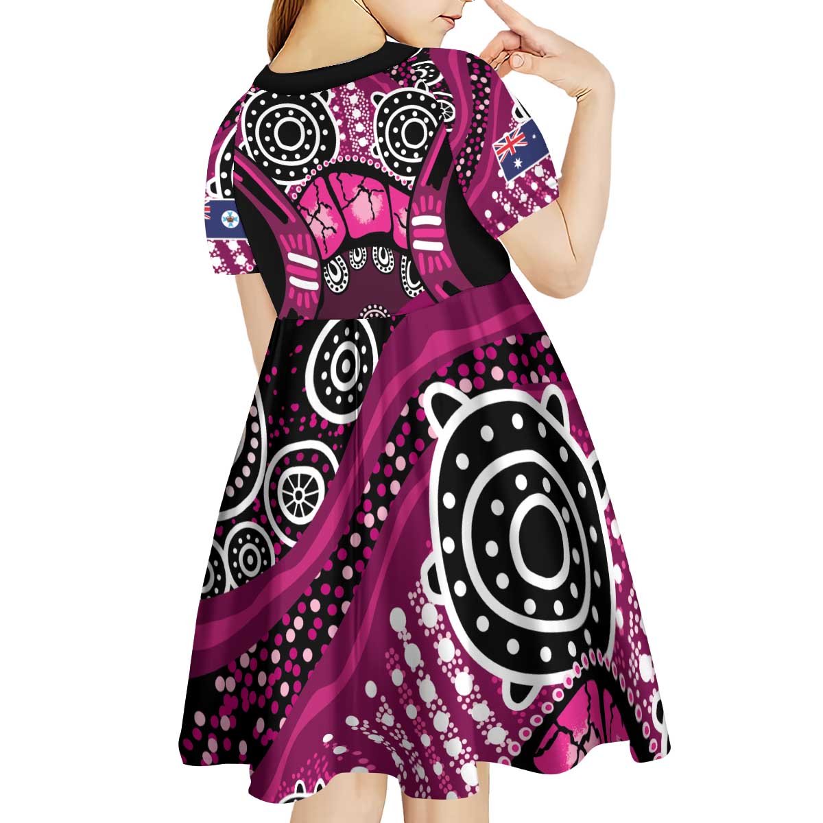 Australia Queensland Audax at Fidelis Kid Short Sleeve Dress