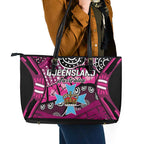 Australia Queensland Audax at Fidelis Leather Tote Bag