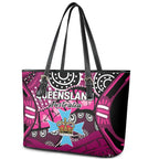 Australia Queensland Audax at Fidelis Leather Tote Bag