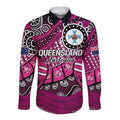 Australia Queensland Audax at Fidelis Long Sleeve Button Shirt