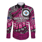 Australia Queensland Audax at Fidelis Long Sleeve Button Shirt