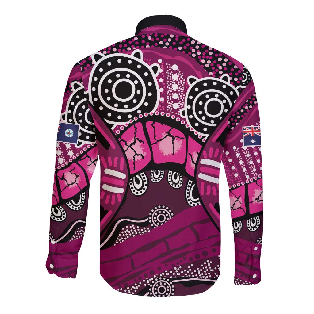Australia Queensland Audax at Fidelis Long Sleeve Button Shirt