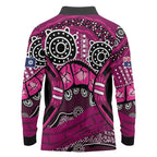 Australia Queensland Audax at Fidelis Long Sleeve Polo Shirt