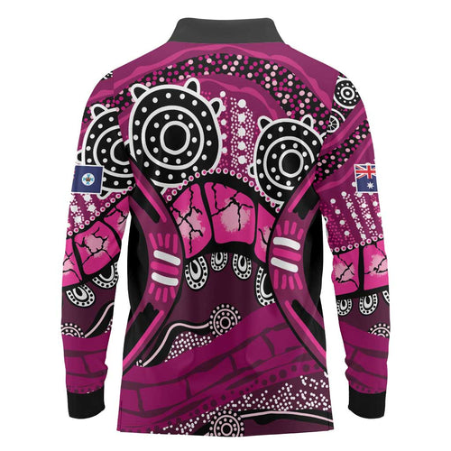 Australia Queensland Audax at Fidelis Long Sleeve Polo Shirt