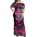Australia Queensland Audax at Fidelis Off Shoulder Maxi Dress