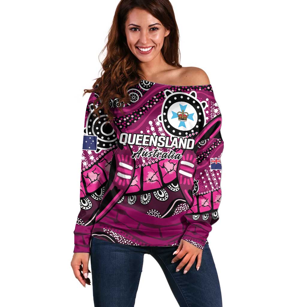 Australia Queensland Audax at Fidelis Off Shoulder Sweater