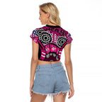 Australia Queensland Audax at Fidelis Raglan Cropped T Shirt