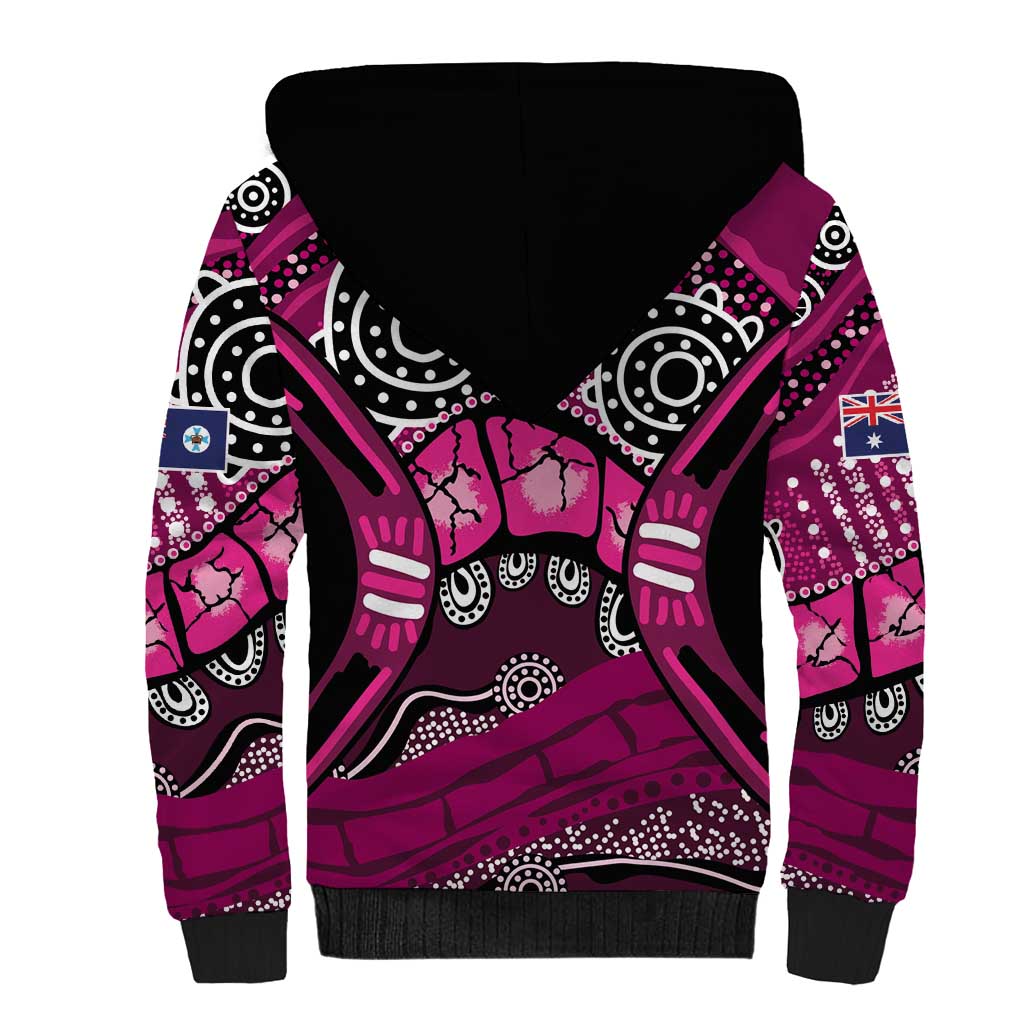 Australia Queensland Audax at Fidelis Sherpa Hoodie