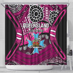 Australia Queensland Audax at Fidelis Shower Curtain