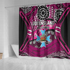 Australia Queensland Audax at Fidelis Shower Curtain