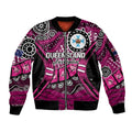 Australia Queensland Audax at Fidelis Sleeve Zip Bomber Jacket