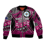 Australia Queensland Audax at Fidelis Sleeve Zip Bomber Jacket
