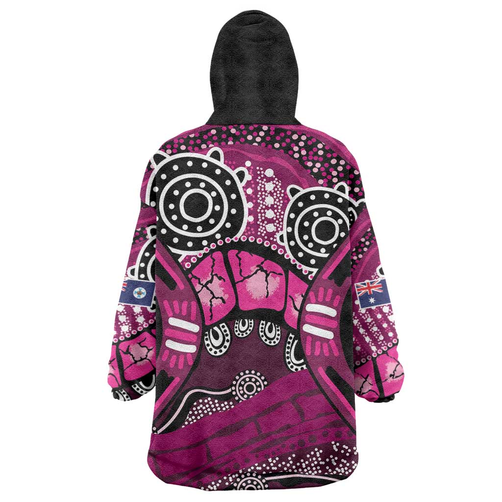 Australia Queensland Audax at Fidelis Wearable Blanket Hoodie