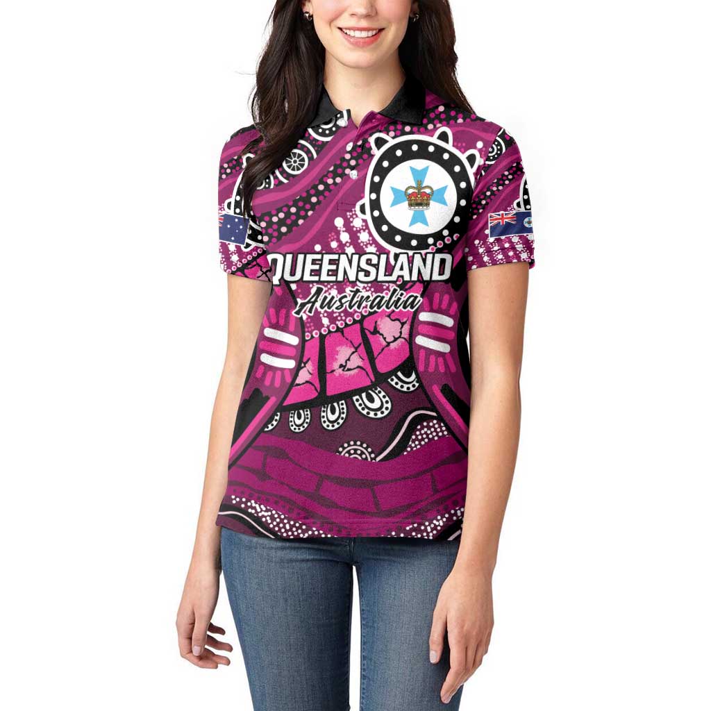 Australia Queensland Audax at Fidelis Women Polo Shirt