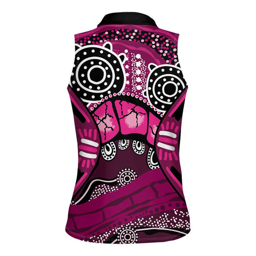 Australia Queensland Audax at Fidelis Women Sleeveless Polo Shirt