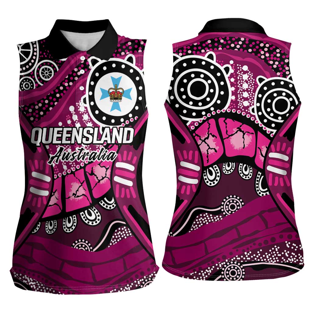 Australia Queensland Audax at Fidelis Women Sleeveless Polo Shirt