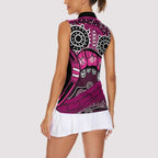 Australia Queensland Audax at Fidelis Women Sleeveless Polo Shirt