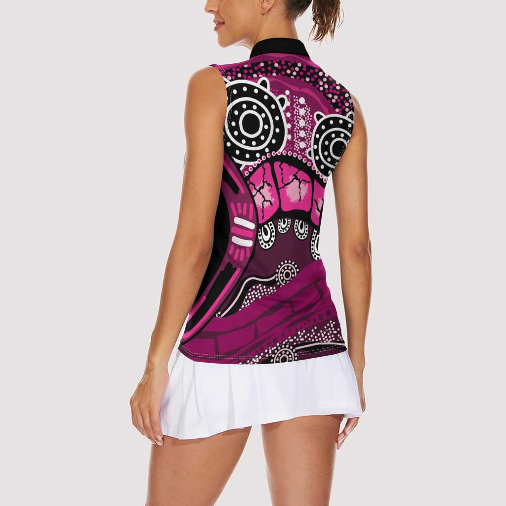 Australia Queensland Audax at Fidelis Women Sleeveless Polo Shirt
