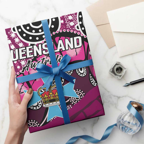 Australia Queensland Audax at Fidelis Wrapping Paper - Aussie Hoodie