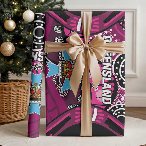 Australia Queensland Audax at Fidelis Wrapping Paper - Aussie Hoodie
