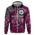 Australia Queensland Audax at Fidelis Zip Hoodie