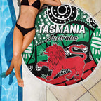 Australia Tasmania State Beach Blanket Ubertas et Fidelitas