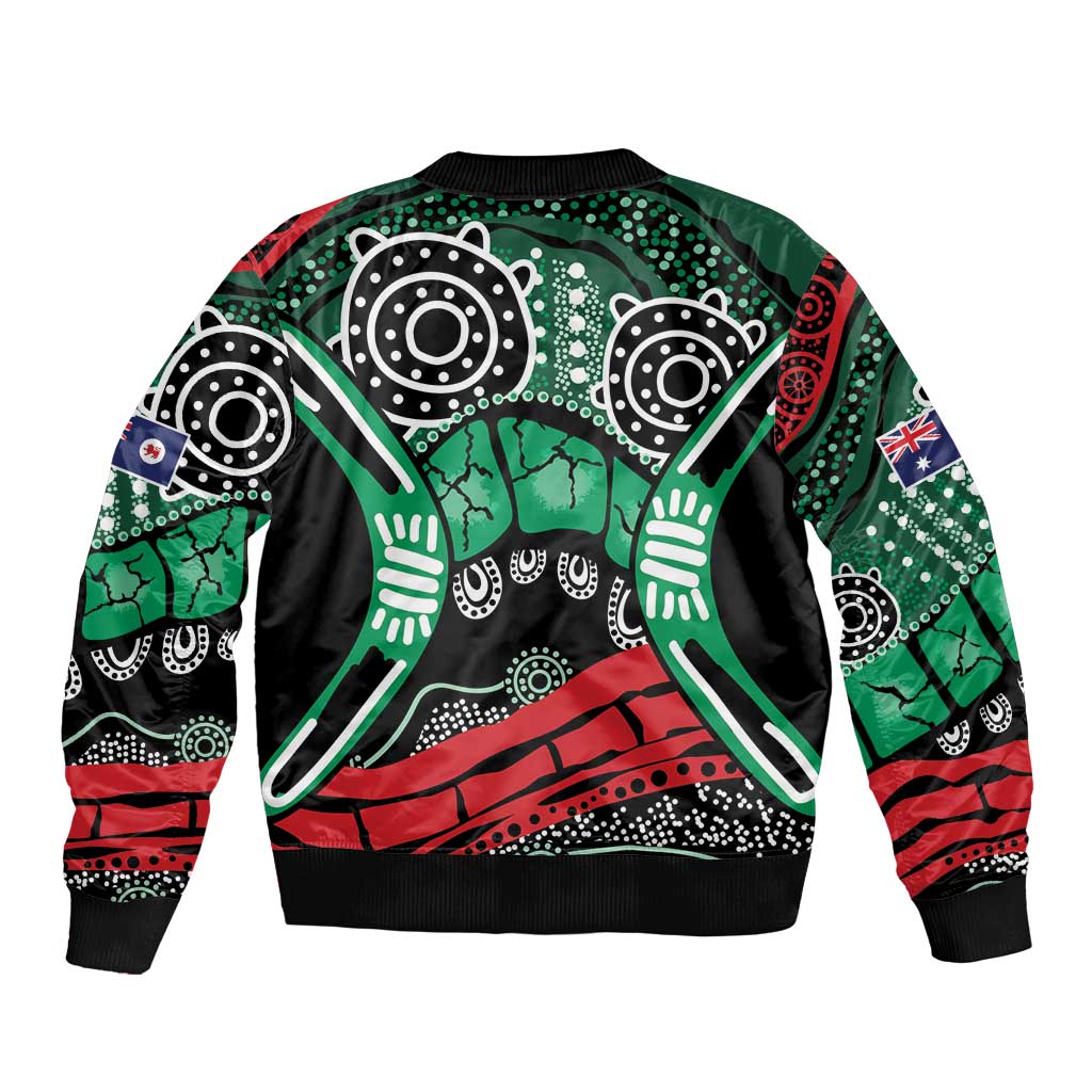Australia Tasmania State Bomber Jacket Ubertas et Fidelitas