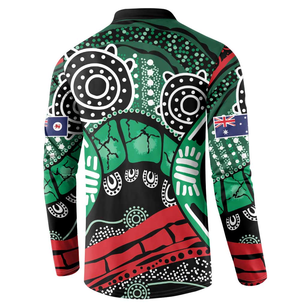 Australia Tasmania State Button Sweatshirt Ubertas et Fidelitas