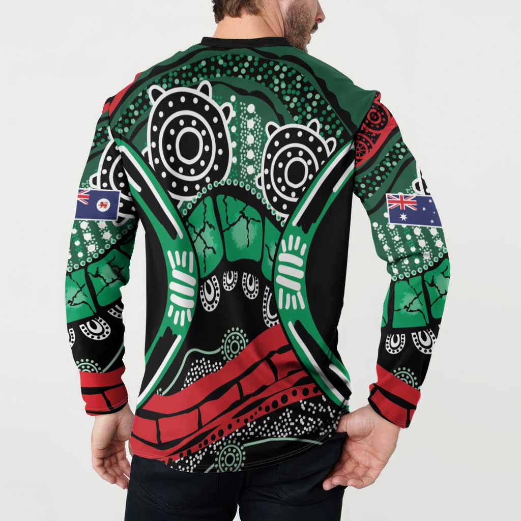 Australia Tasmania State Button Sweatshirt Ubertas et Fidelitas