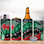 Australia Tasmania State 4 in 1 Can Cooler Tumbler Ubertas et Fidelitas
