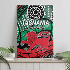 Australia Tasmania State Canvas Wall Art Ubertas et Fidelitas