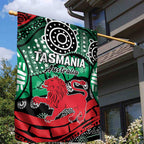 Australia Tasmania State Garden Flag Ubertas et Fidelitas