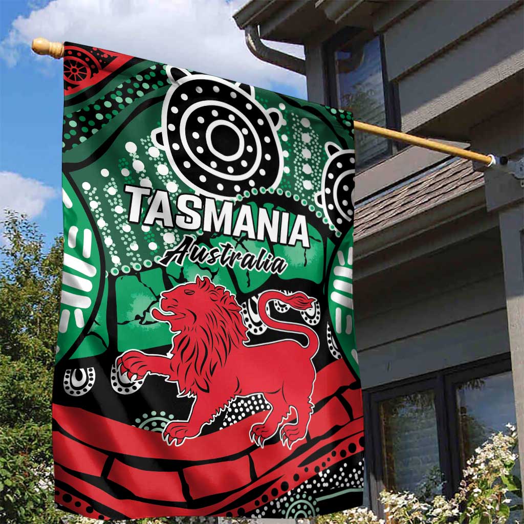Australia Tasmania State Garden Flag Ubertas et Fidelitas