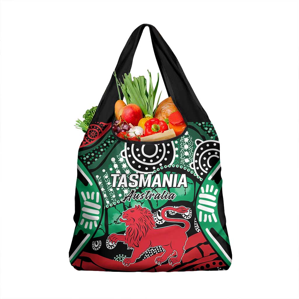 Australia Tasmania State Grocery Bag Ubertas et Fidelitas