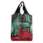 Australia Tasmania State Grocery Bag Ubertas et Fidelitas