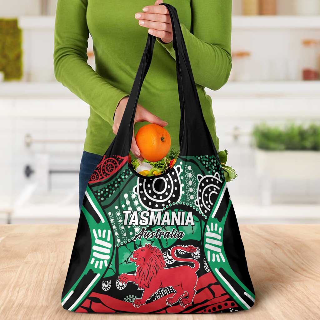 Australia Tasmania State Grocery Bag Ubertas et Fidelitas